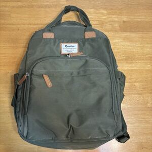 Ruvalino Backpack Diaper Bag Army Green Multifunction Travel YW168A with Pad